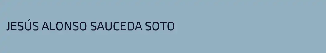 JESÚS ALONSO SAUCEDA SOTO